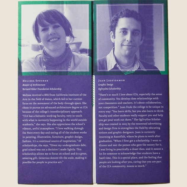 CCA Giving Brochure Inside - Half Unfolded by Kyle McGuire
				