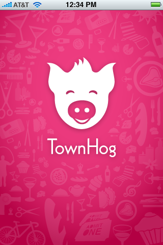 BluLabel iPhone App Townhog Splashscreen by Kyle McGuire
				