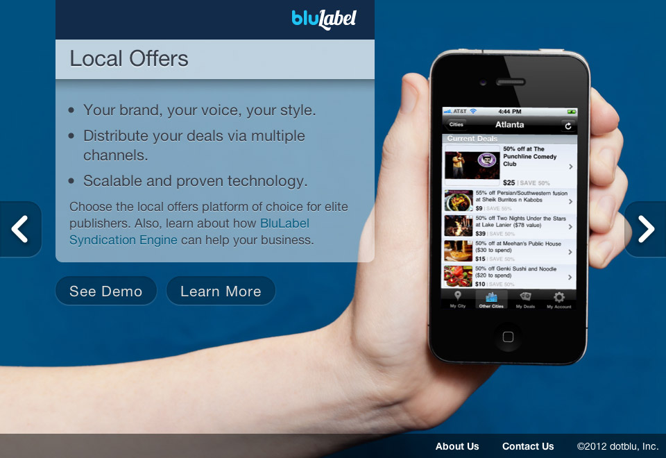 BluLabel Corporate Site