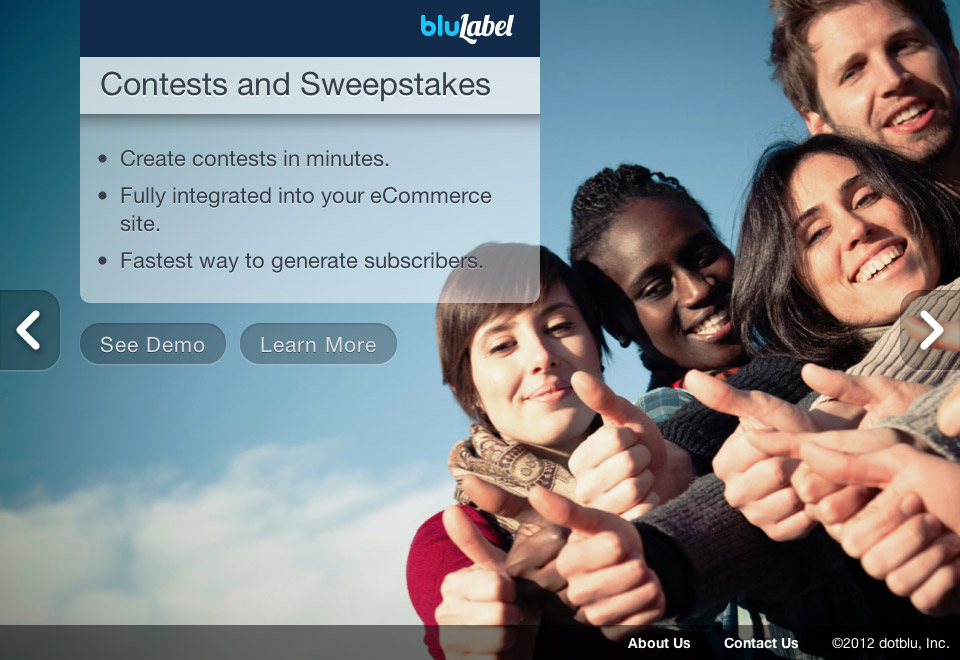 BluLabel Corporate Site