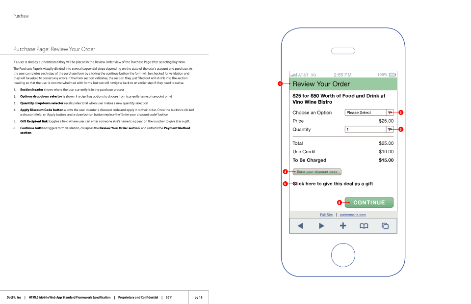 BluLabel HTML5 Mobile Daily Deals Site User-flow 4