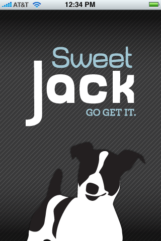 BluLabel iPhone App SweetJack Splashscreen